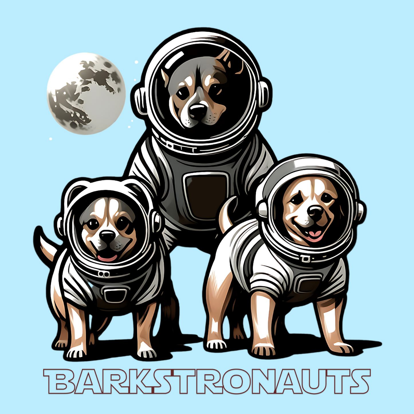 Barkstronauts T-Shirt – Space Pups on a Mission!