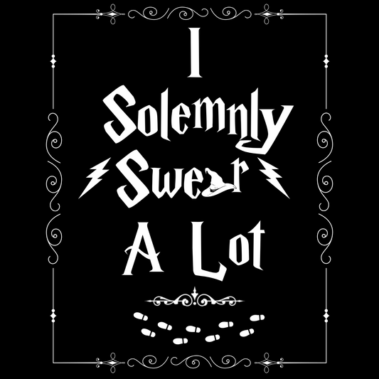 I Solemnly Swear a Lot – Funny Wizard-Inspired Graphic Tee for Sarcastic Spellcasters
