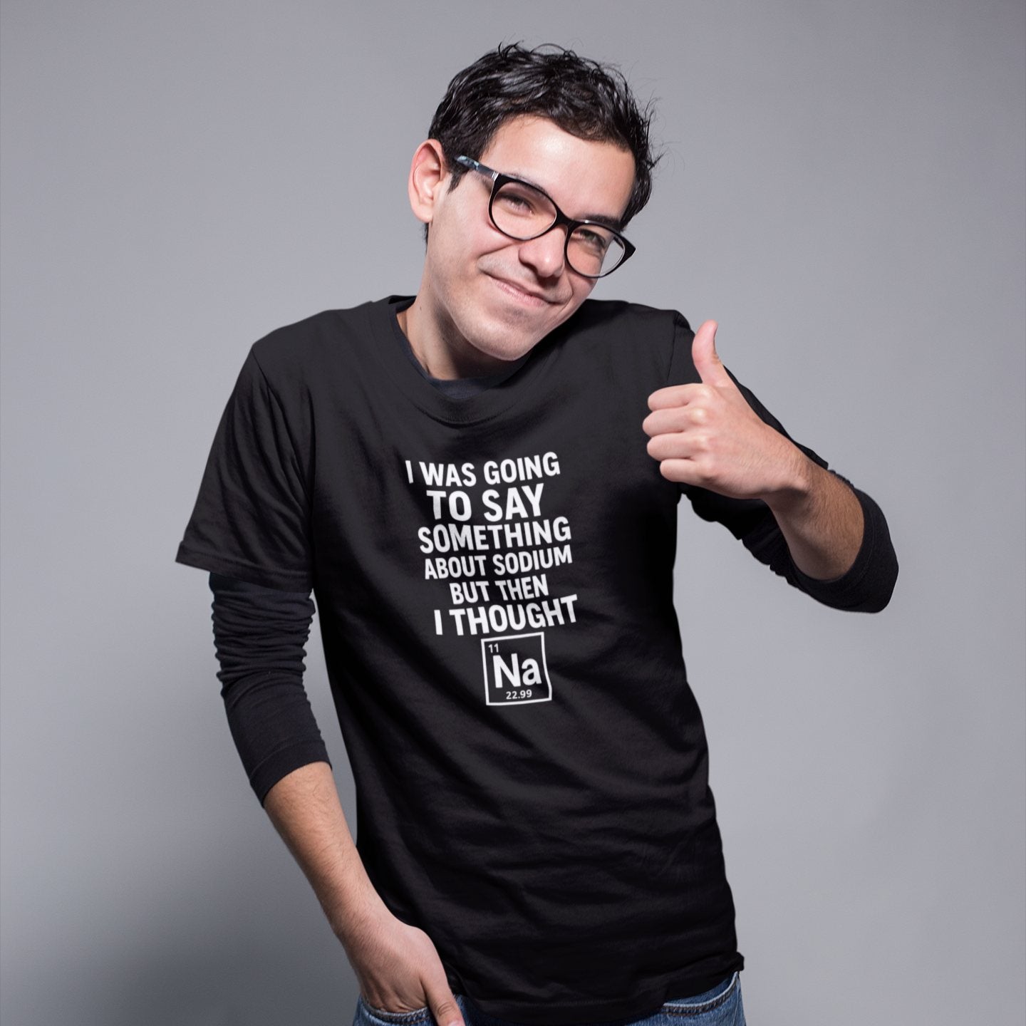 Funny Chemistry Shirt – Sodium Science Pun Tee for Nerds & Geeks