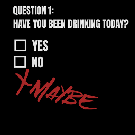 Multiple Choice Drinking Test Funny Party T-Shirt