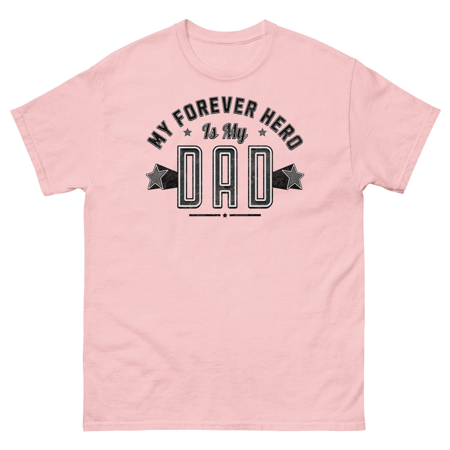 Light pink daughter-to-dad tribute shirt with bold heartfelt Father’s Day message
