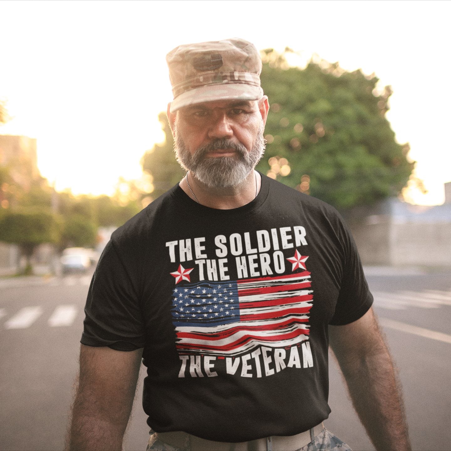 The Soldier. The Hero. The Veteran. T-Shirt – Honoring Our Heroes 🇺🇸🎖️