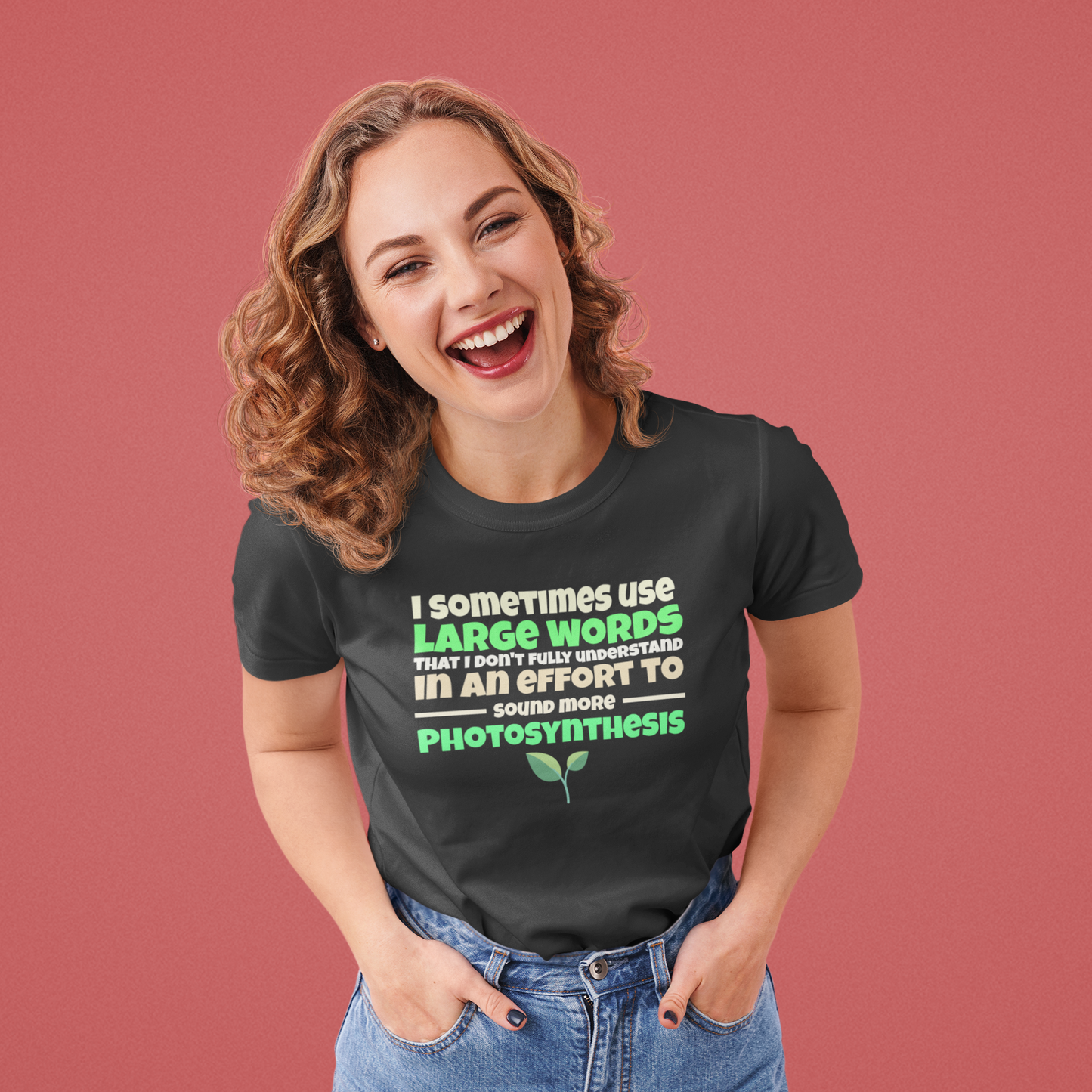 I Sometimes Use Large Words – Funny Nerdy T-Shirt