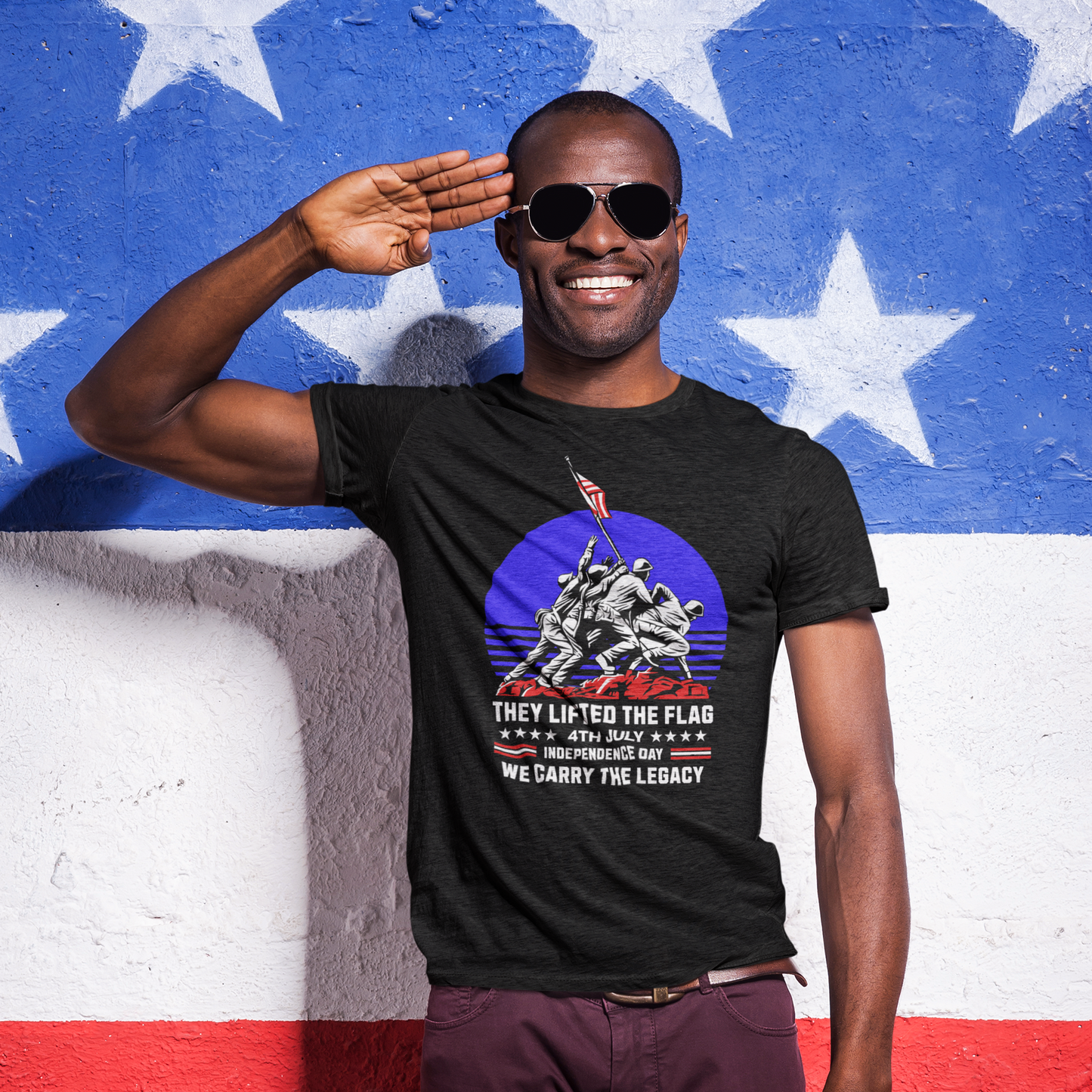 They Lifted the Flag – Patriotic 4th of July Shirt for Men & Women