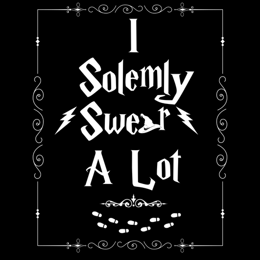 I Solemnly Swear a Lot – Funny Wizard-Inspired Graphic Tee for Sarcastic Spellcasters