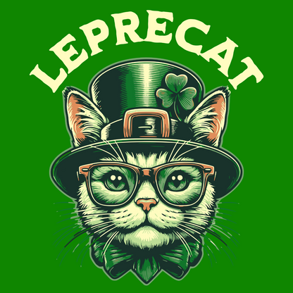 Leprecat T-Shirt – The Purrfect St. Patrick’s Day Tee!