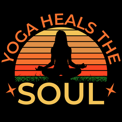 Yoga Heals the Soul T-Shirt – Find Your Inner Peace
