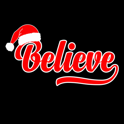 Believe in Santa T-Shirt – Festive & Cheerful Holiday Tee