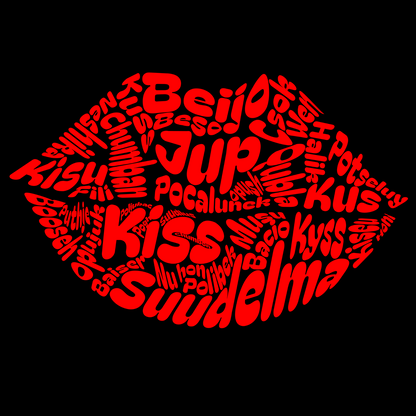 Kiss Around the World T-Shirt – Love Speaks Many Languages!