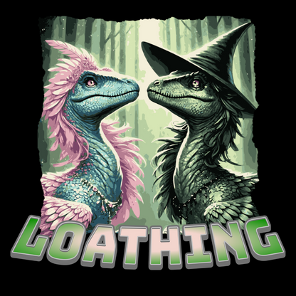 Defy Extinction! Loathing Dinosaur Witch T-Shirt