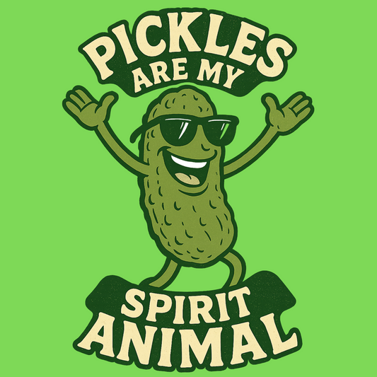 Pickles Are My Spirit Animal – Funny Pickle Lover T-Shirt